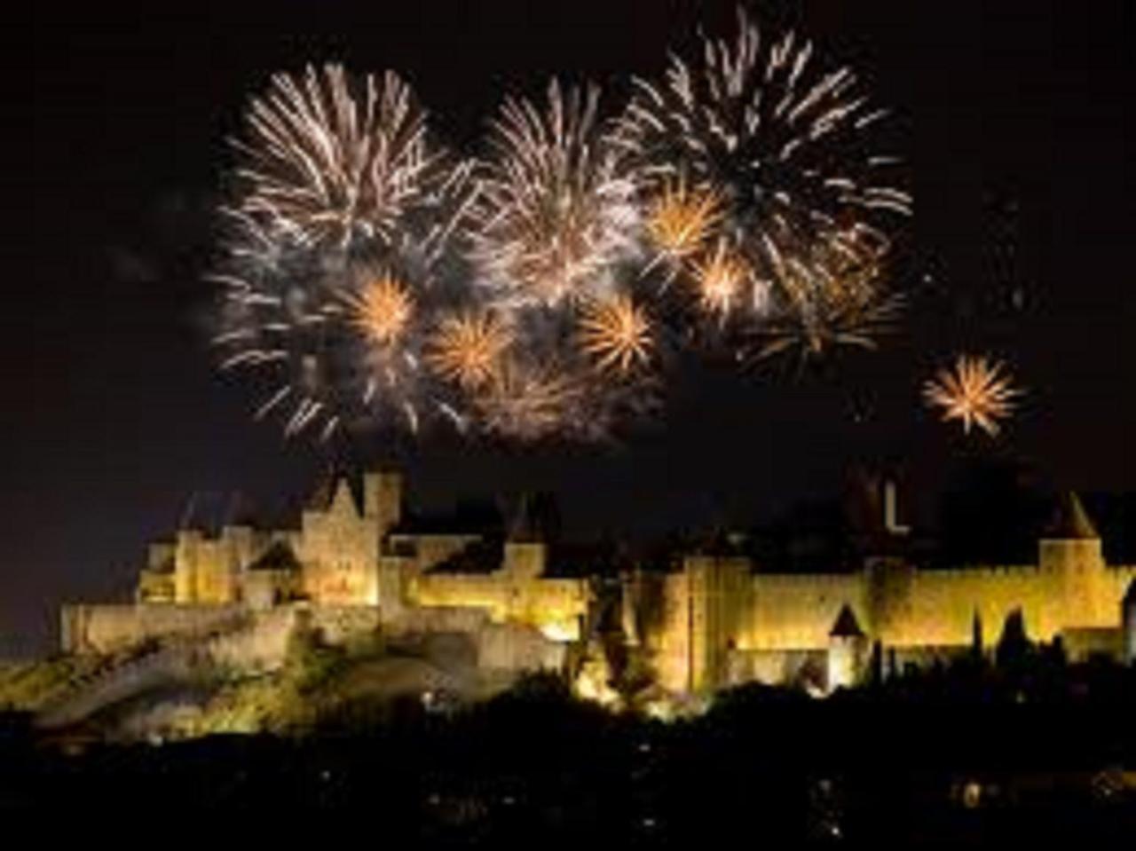 Au Pied De La Cite Appartement Carcassonne Buitenkant foto